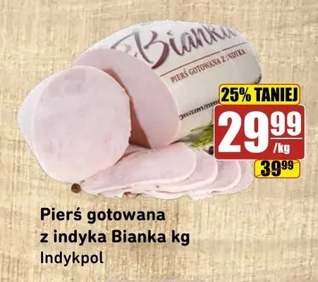 Pierś gotowana z indyka Bianka Indykpol promocja w API Market