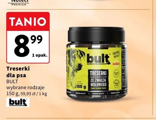 Treserki dla psa Bult ze żwacza wołowego promocja w Intermarche