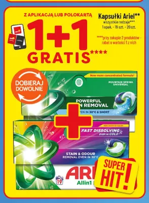 Kapsułki Ariel Mountain Spring promocja w POLOmarket