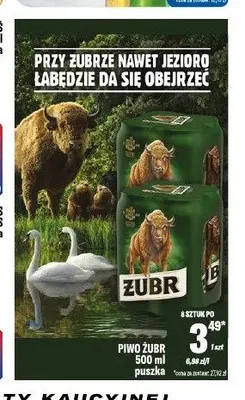 Piwo Żubr promocja w Tomi Markt