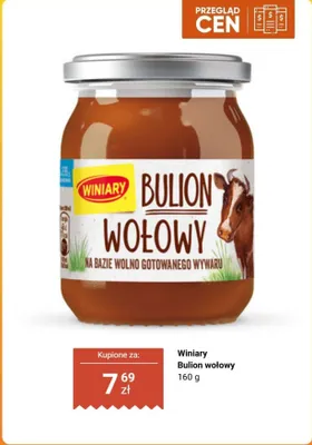 Bulion wołowy Winiary promocja w Biedronka