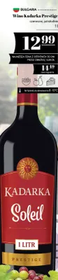 Wino czerwone Kadarka Prestige półsłodkie promocja w POLOmarket