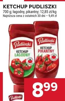 Ketchup łagodny, pikantny promocja w Stokrotka