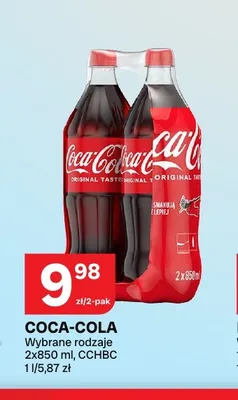 Napój gazowany Coca-Cola Original 2-pak promocja w Chorten