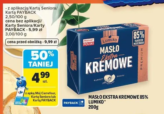 Masło promocja w Carrefour