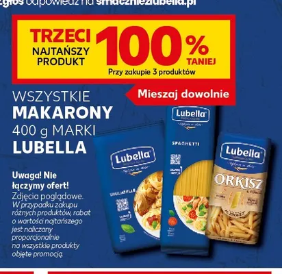 Makarony Lubella promocja w Kaufland