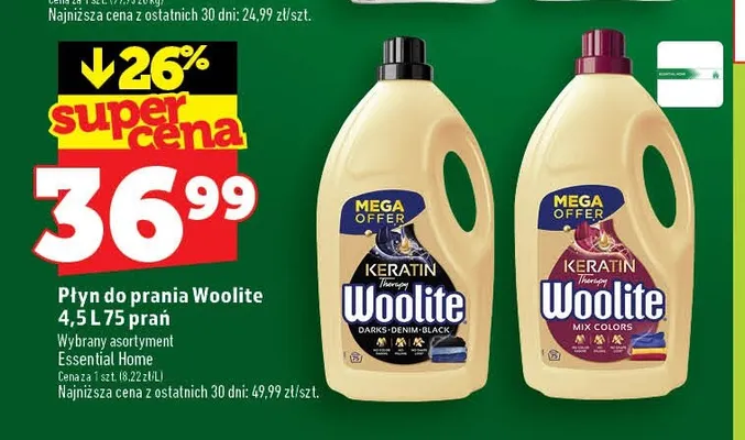 Płyn do prania Woolite 75 prań promocja w TOPAZ