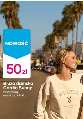Bluza damska Cardio Bunny promocja w Pepco