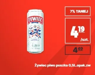 Piwo Żywiec promocja w API Market