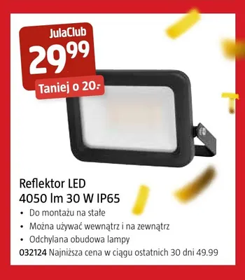Reflektor LED 4050lm IP65 promocja w Jula