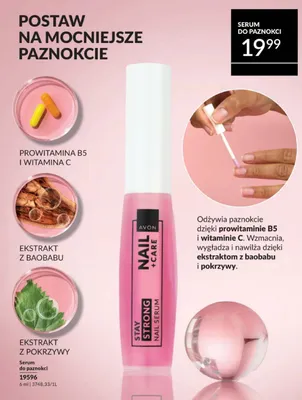Serum do paznokci Avon Nail + Care Stay Strong promocja w AVON