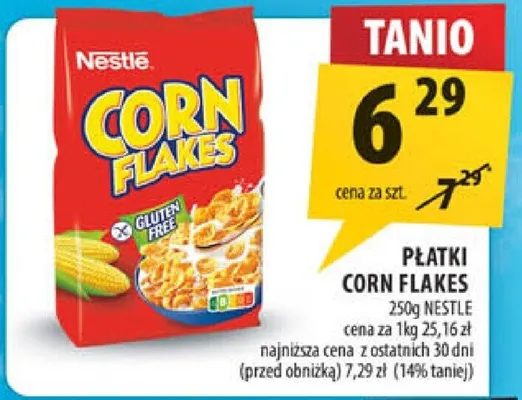 Płatki Corn Flakes promocja w Arhelan