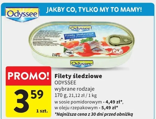 Filety śledziowe wybrane rodzaje promocja w Intermarche
