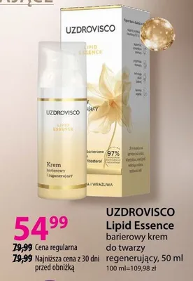 Krem Lipid Essence barierowy do twarzy regenerujący promocja w Hebe