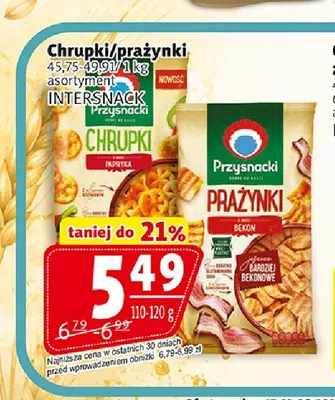 Chrupki i prażynki Przysnacki promocja w Prim Market