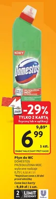 Płyn do WC Domestos Przedłużona Moc promocja w Intermarche