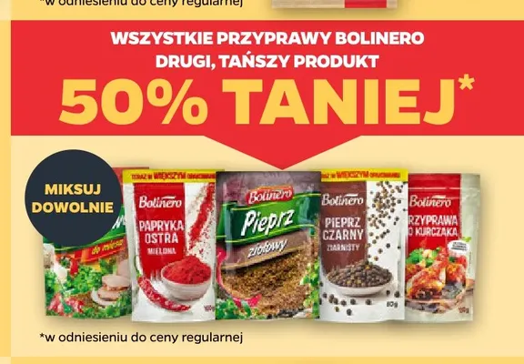 Przyprawy Bolinero promocja w Netto