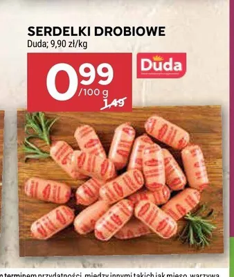 Serdelki drobiowe Duda promocja w Stokrotka