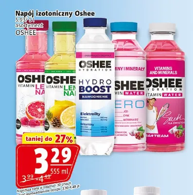 Napój izotoniczny Oshee promocja w Prim Market