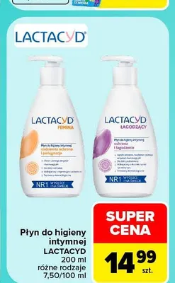 Płyn do higieny intymnej Lactacyd promocja w Carrefour