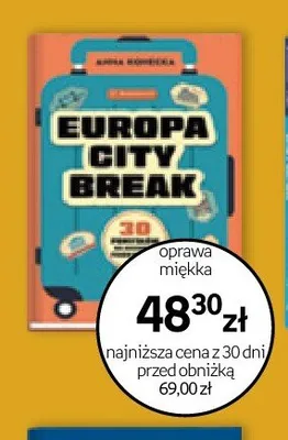 Książka Europa City Break oprawa miękka promocja w Empik