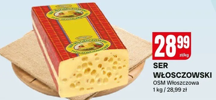 Ser włoszczowski promocja w Chorten