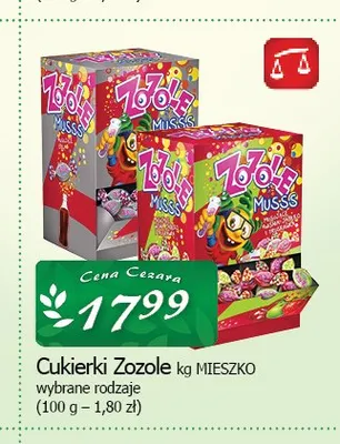 Cukierki Zozole Mieszko promocja w CEZAR Delikatesy