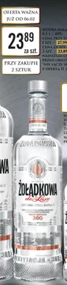 Wódka Żołądkowa de Luxe promocja w Dino