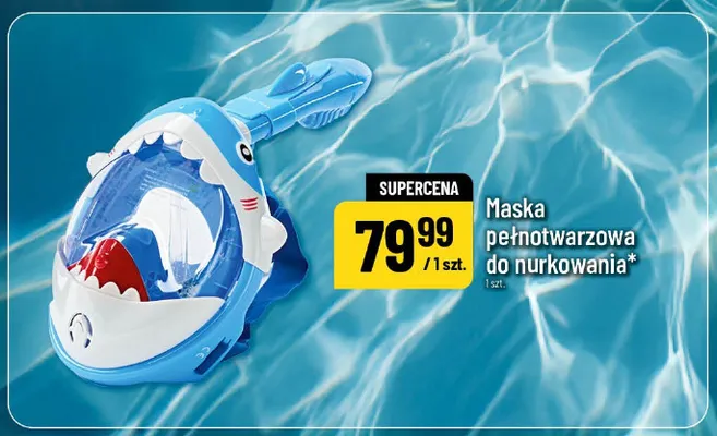 Maska pełnotwarzowa do nurkowania promocja w POLOmarket