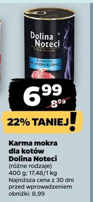 Karma mokra dla kotów, różne rodzaje promocja w Netto