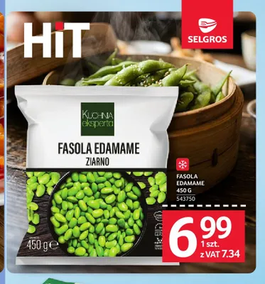 Fasola edamame ziarno Kuchnia Eksperta promocja w Selgros