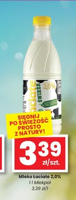 Mleko Łaciate Świeże 2,0% promocja w emma MARKET