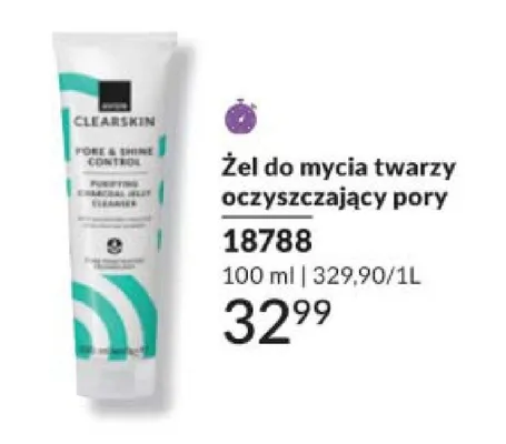 Żel do mycia twarzy oczyszczający pory Avon Clearskin promocja w AVON