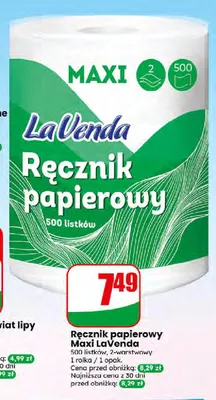 Ręcznik papierowy Maxi LaVenda promocja w Dino