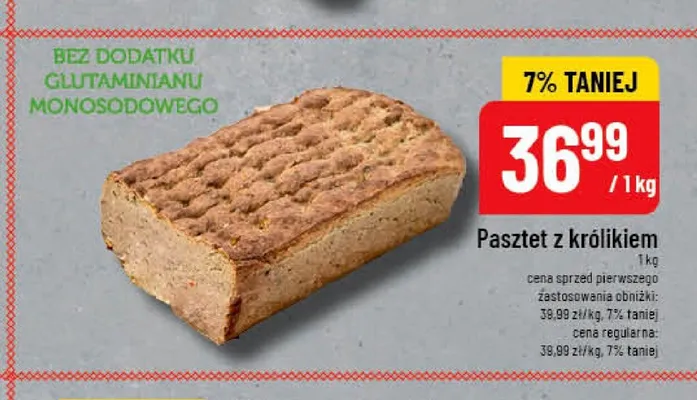 Pasztet z królikiem Pekpol promocja w POLOmarket