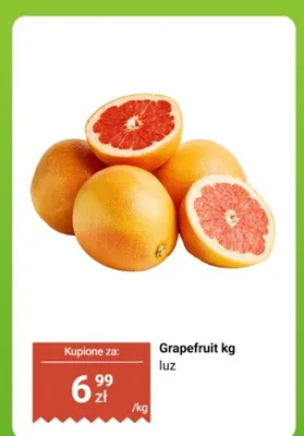 Grapefruit kg luz promocja w Dino