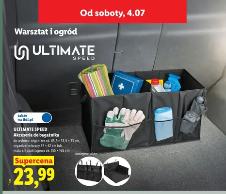 Akcesoria do bagażnika mata antypoślizgowa ULTIMATE SPEED promocja w Lidl
