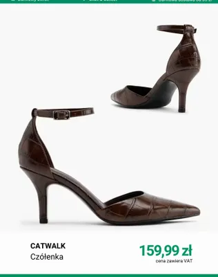 Czółenka Catwalk promocja w Deichmann