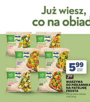 Warzywa do piekarnika, na patelnię Frosta promocja w Stokrotka