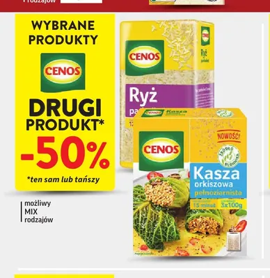 Ryż parboiled Cenos promocja w Intermarche