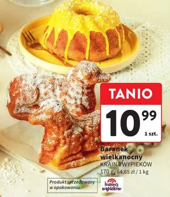 Baranek wielkanocny promocja w Intermarche