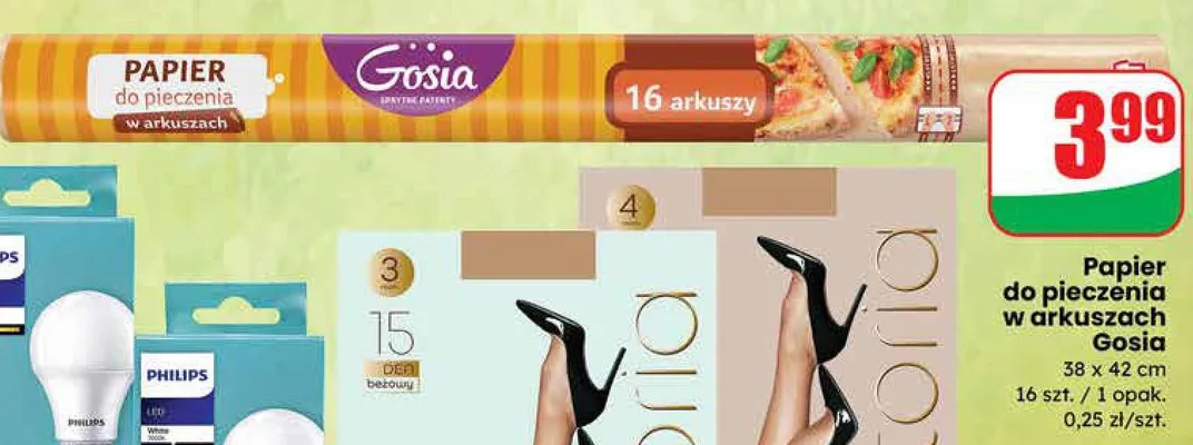 Rajstopy beżowe / czarne rozmiar: 3, 4, 15 DEN promocja w Dino