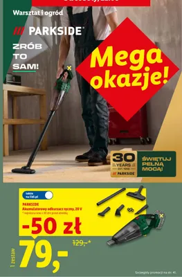 Akumulatorowy odkurzacz ręczny Parkside promocja w Lidl