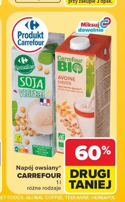 Napój sojowy Carrefour Sensation Soja promocja w Carrefour