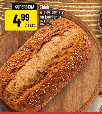 Chleb wieloziarnisty na kamieniu promocja w POLOmarket