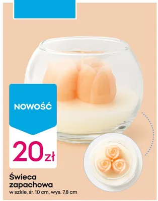 Świeca zapachowa w szkle promocja w Pepco