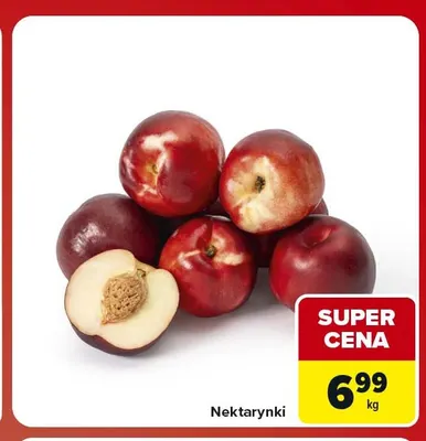 Nektarynki promocja w Carrefour Market