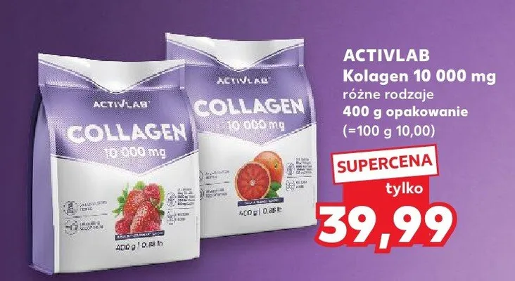 Kolagen 10 000 mg różne rodzaje promocja w Kaufland