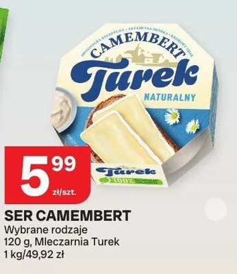Ser camembert naturalny promocja w Chorten
