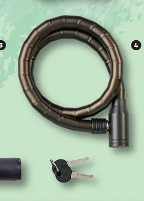 Zapięcie do roweru na kluczyk promocja w Biedronka